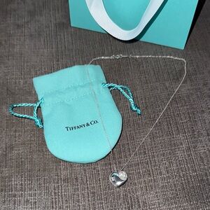 Tiffany & Co. Silver Heart Pendant Necklace